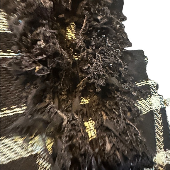 St. jhon zipper knit jacket with fringe sz 12 (A09) - Picture 5 of 7